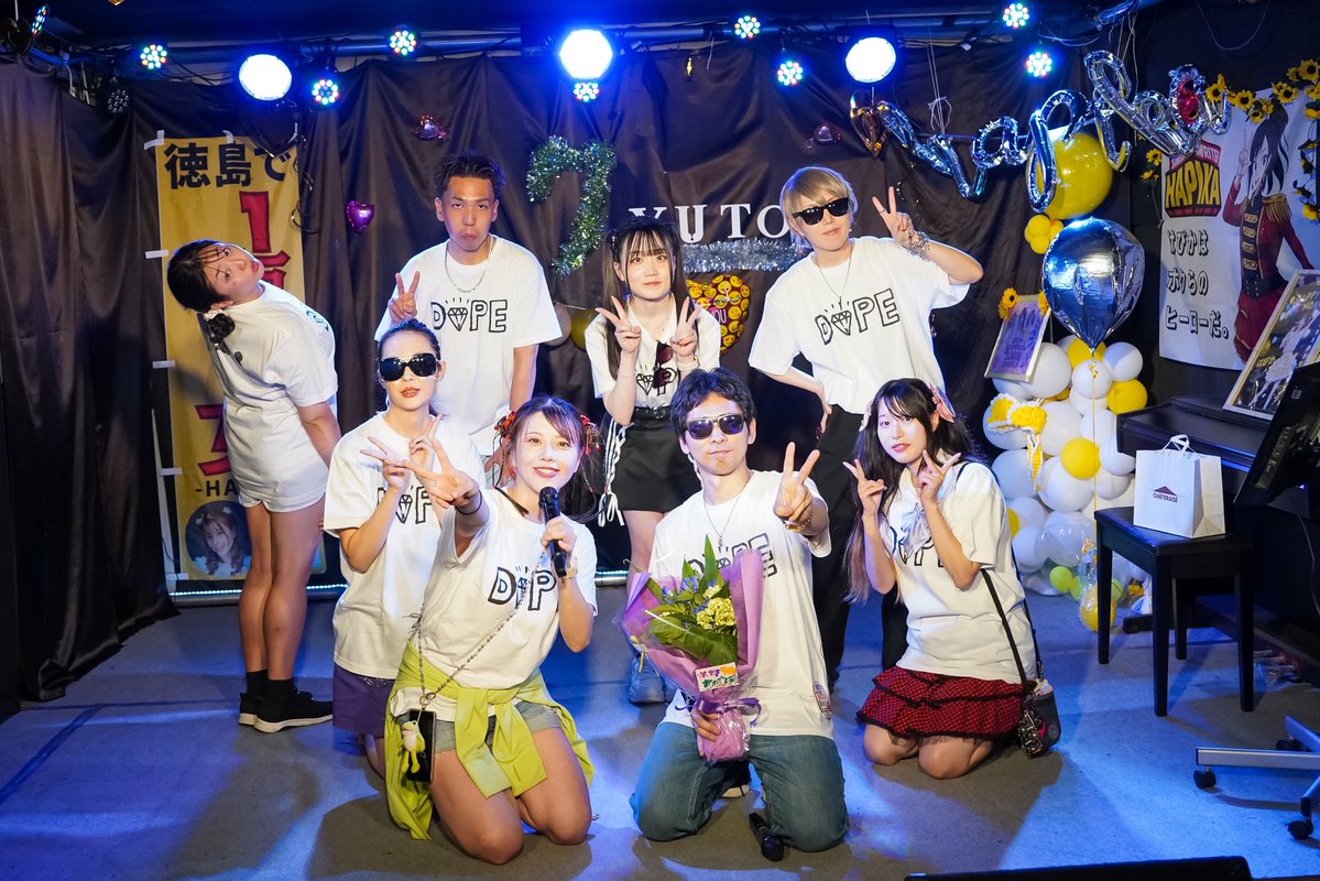 ATOHI20's tweet photo. Y.T.F7周年おめでとうございます🎉🎉

最高に楽しいライブでした( ᴖ ̫ᴖ )♩

これからも楽しんでいきましょう！！ https://t.co/6UVVMQnCv2