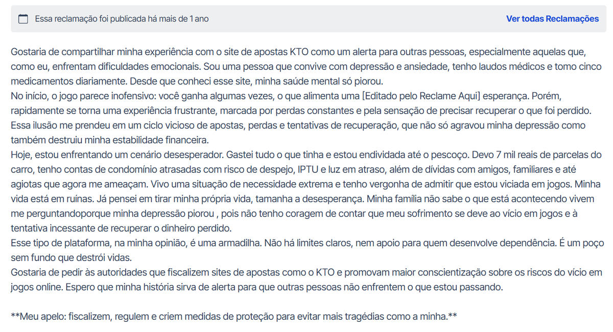 JefinhoMenes's tweet photo. Por mim, todo anúncio de bet tinha que exibir um pedido ajuda de alguém do Reclame Aqui. https://t.co/vdSn6Q6Xe9