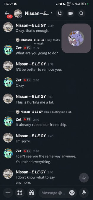notdorange's tweet photo. @TheElegyOfASoul Explain to me why a guy who’s known you since you were 14 treats you like that, while I—having known you for barely three months—treated you better. :/ https://t.co/3nD2Vy8trj
