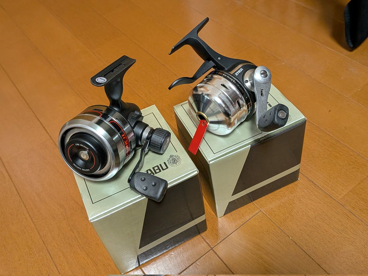 Lurecafe_01's tweet photo. ABUの506MK2と276UIが日本で普通に買えるようになりました。

今までは個人輸入していたので、506MK2あたりは2万円近くかかりましたが、日本モデルは定価12000円、割引している所ならアンダー10000円で手に入るようになっています。

スピンキャスト人口増加のきっかけになったら嬉しいですね。 https://t.co/uGY8MumeG4
