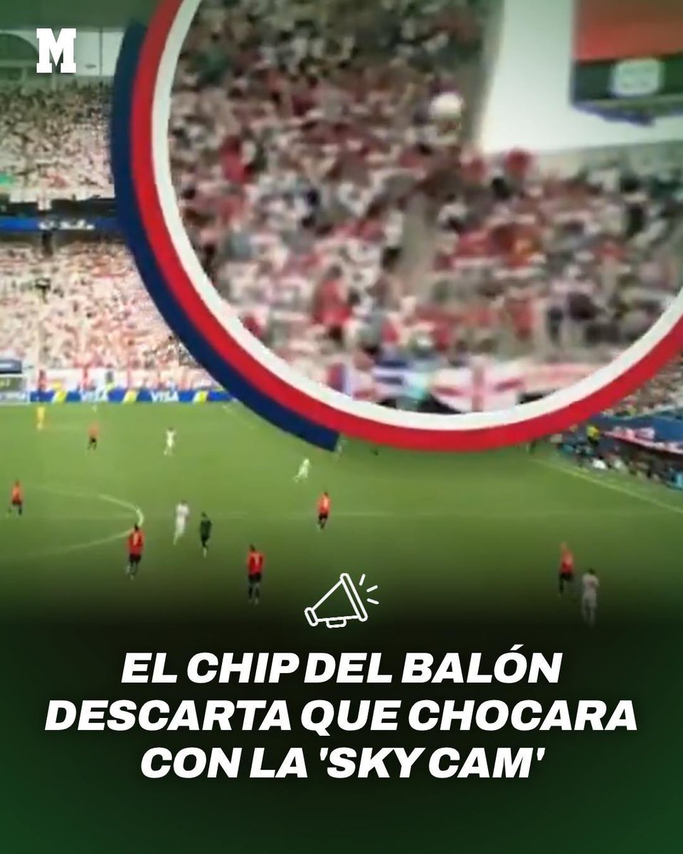 _BeFootball's tweet photo. 🚨🚨 GROSSE POLÉMIQUE : LE BALLON AURAIT TOUCHÉ LA SPIDER CAM AVANT LE BUT DE JUDE BELLINGHAM 🏴󠁧󠁢󠁥󠁮󠁧󠁿 !!! 😱❌

La FIFA assure que la puce du ballon n’a détecté AUCUN IMPACT. 

📸 @marca https://t.co/Avmz8K9qS8