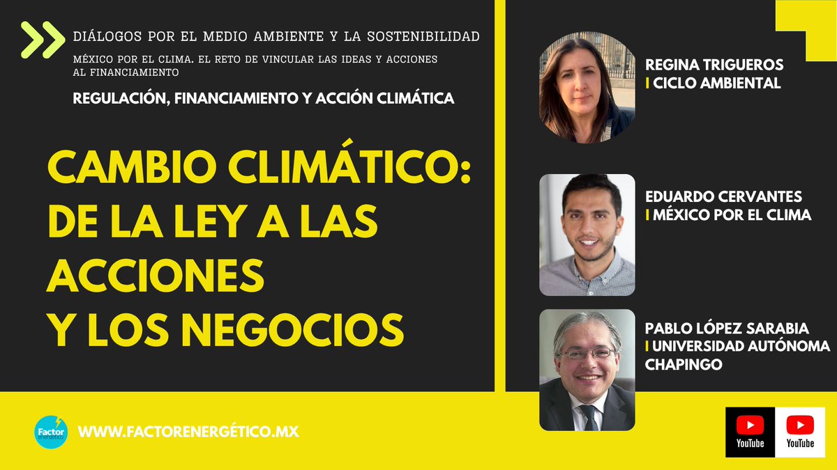 F_Energetico's tweet photo. #ReporteVerde La Semana de Acción Climática 2026: Las 10 temáticas para hacer un México más sostenible 
Vía @F_Energetico 
 
👉Diálogos por el Medio Ambiente y la Sostenibilidad.
✅ Regina Trigueros de Ciclo Ambiental
✅ Eduardo Cervantes de México por el Clima
✅ Pablo López Sarabia de la Universidad Autónoma Chapingo

https://t.co/bX8yoGQKt4