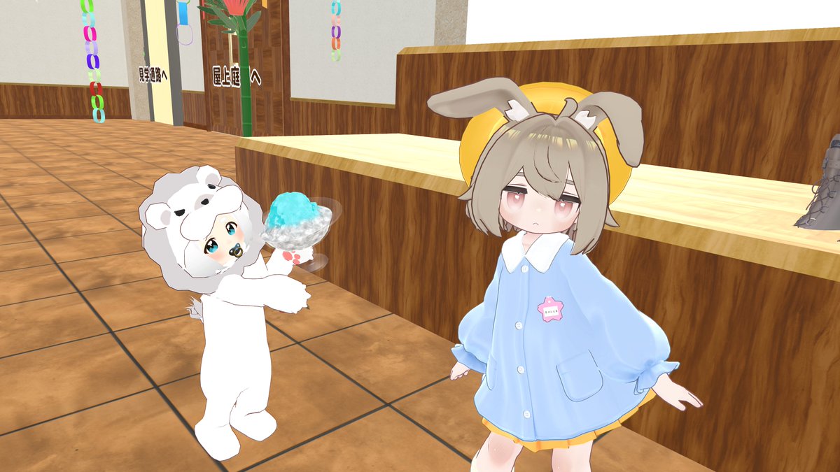 CafeKitarina's tweet photo. おはようございます。本日はCafeキタリナPC店の営業日です！

いよいよ夏本番がやってきた感じがしますよね。Vketも始まったのでワールド探索の間にキタリナにもぜひ遊びに来てください！

15時～17時までhttps://t.co/L5dlXzIxciグループにjoinしてご来店お待ちしています🍼#Cafeキタリナ https://t.co/kk0Vbxfa83