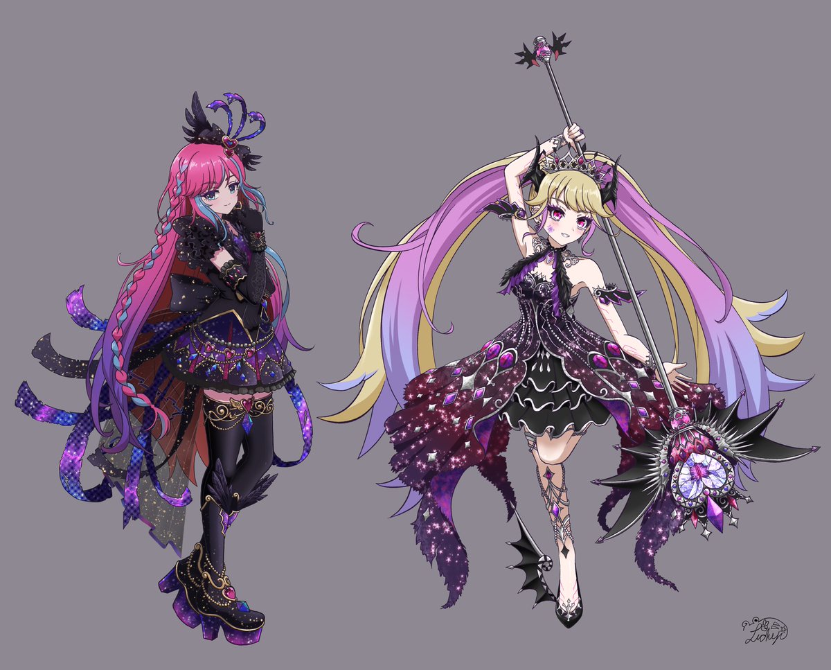 emotional_pri's tweet photo. プリマジ2期最大の敵、ダークプリマジスタ🔯 https://t.co/SIIMkoO7YZ