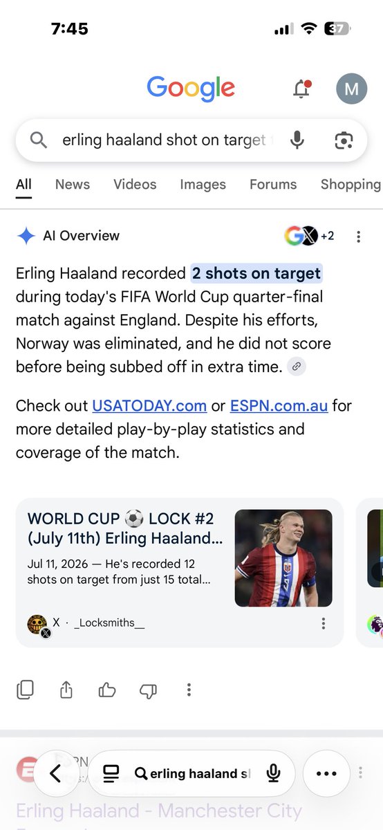 mcebalo95's tweet photo. @OptaJoe Shoudl reverse the correction he had two shots https://t.co/Zwtvp4B23L