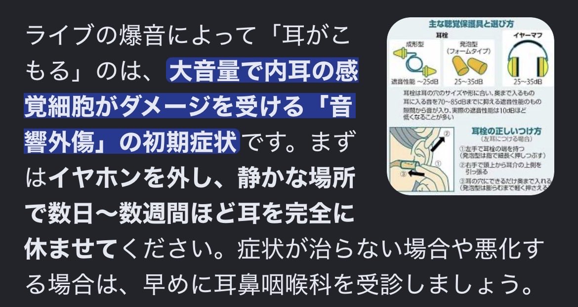 Melting_end_'s tweet photo. これなのかな？
2公演ともライブ中に左耳がこもって音が聞こえなくなった😢
翌朝には治っているけど困る、、 https://t.co/voeaAVXq4I