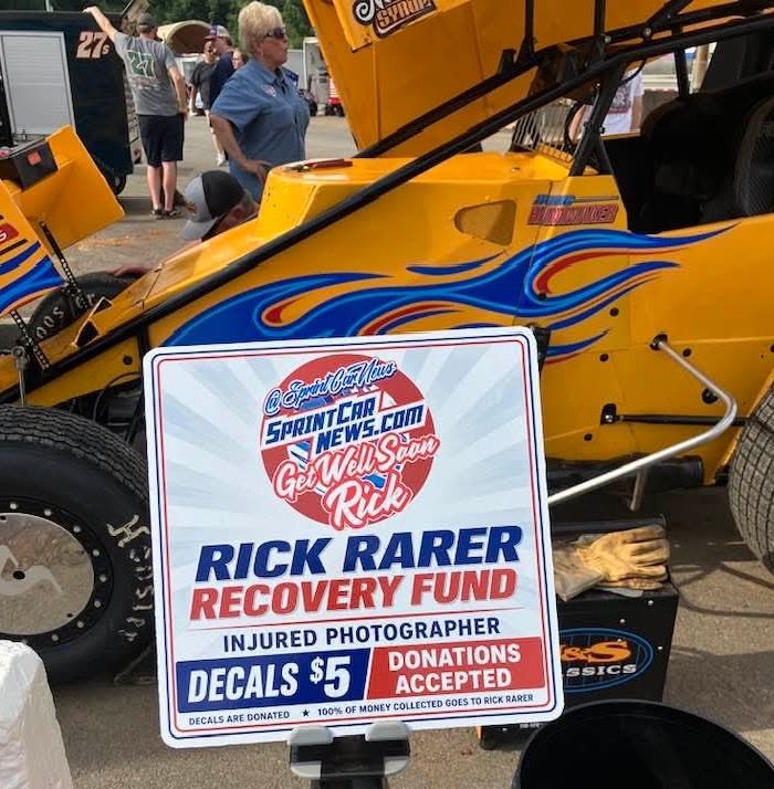 SprintCarNews's tweet photo. Stop by the J&amp;S Classics hauler @PortRoyalSpdway and grab a sticker!

Thank you everyone for their support! It means more than you know https://t.co/8ys4dePPyR