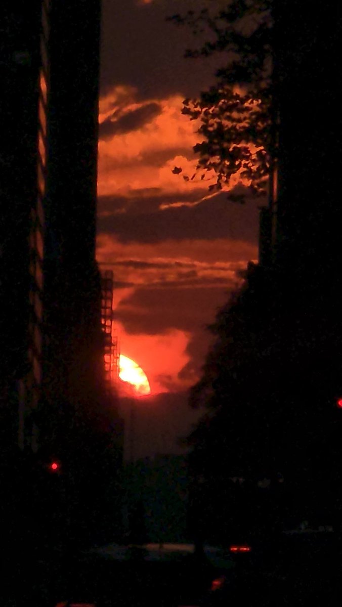TimDavidNYC's tweet photo. Manhattanhenge 🌇 tried
(57th Street) https://t.co/KUfqUg35cO