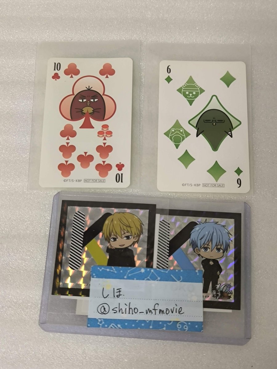 shiho_mfmovie's tweet photo. 【交換】黒子のバスケ 黒バス IGストア 特典

譲：火神、緑間
求：黒子

池袋手渡しor郵送

難しいと思いますが、検索からでもお声掛けください https://t.co/36jy2M9Dcg