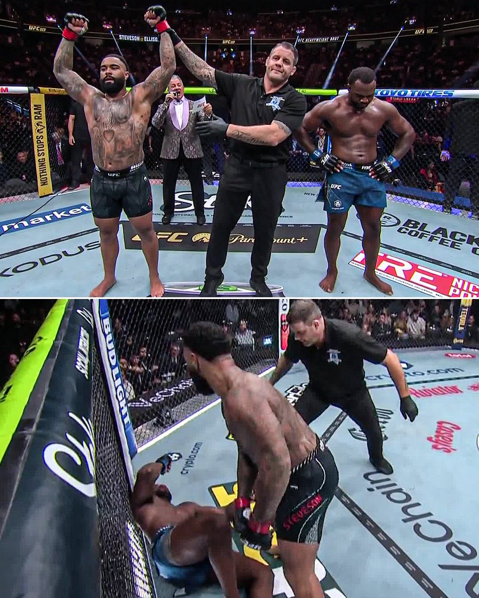 espnmma's tweet photo. GABLE STEVESON WINS HIS UFC DEBUT BY FIRST ROUND KO 🔥 https://t.co/8RlnDFglCb