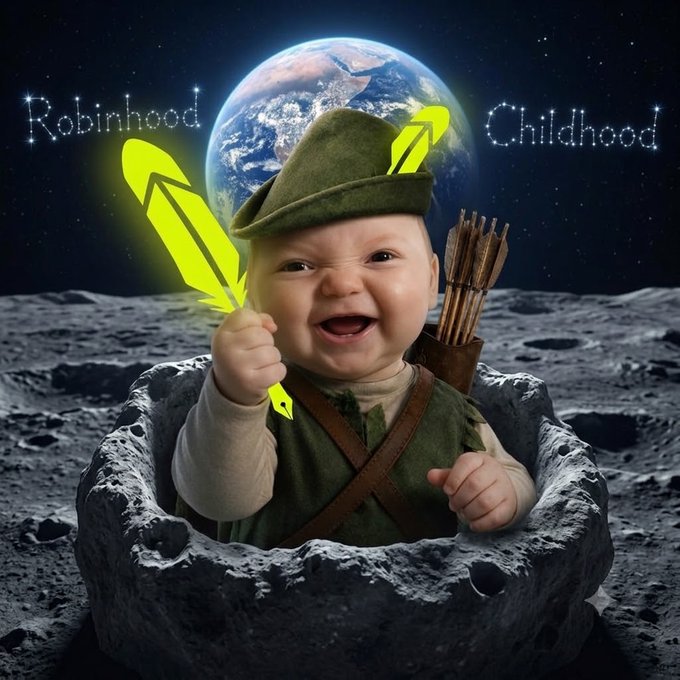 SAmissoor's tweet photo. Childhood taught us to believe in magic.
Robinhood taught us the internet still has a little magic left onchain

Wait until we bond, millions are ahead! https://t.co/MpFbuT65AC