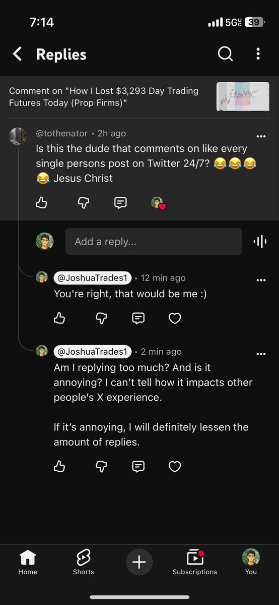 Joshua Trades tweet media