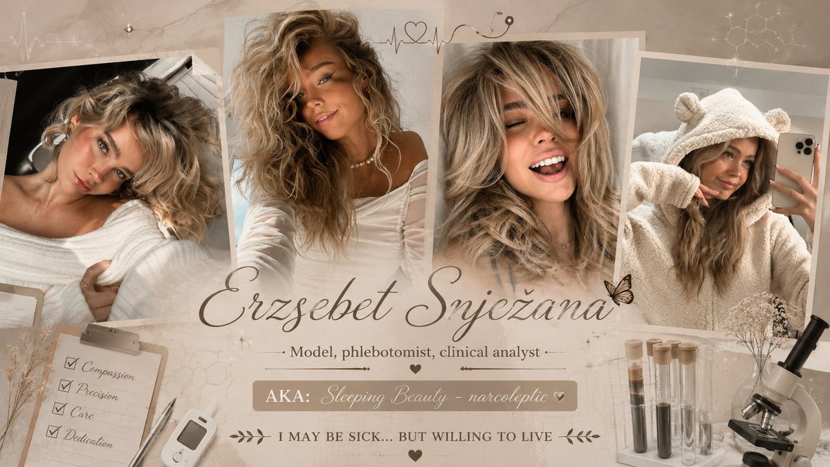 sxrvxvxr's tweet photo. 𝓔𝓻𝔃𝓼𝓮𝓫𝓮𝓽 𝓢𝓷𝓳𝓮ž𝓪𝓷𝓪

𝐏𝐡𝐥𝐞𝐛𝐨𝐭𝐨𝐦𝐢𝐬𝐭, 𝐂𝐥𝐢𝐧𝐢𝐜𝐚𝐥 𝐚𝐧𝐚𝐥𝐲𝐬𝐭, 𝐌𝐨𝐝𝐞𝐥

𝕾𝖑𝖊𝖊𝖕𝖎𝖓𝖌 𝖇𝖊𝖆𝖚𝖙𝖞 = 𝕹𝖆𝖗𝖈𝖔𝖑𝖊𝖕𝖙𝖎𝖈 

𝟐𝟕 𝖘𝖚𝖓𝖘

♡    +    ↻⭮ https://t.co/Mg6Bg8W6Ye