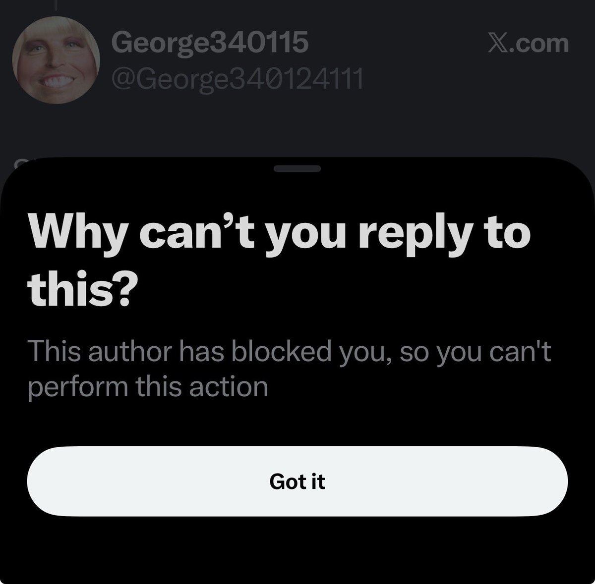 libsplatter's tweet photo. @George340124111 @houshjami_jami @kentuckygrl @harryjsisson @jasonllevin Another liberal runs away…coward. https://t.co/2TrgbqkOOz