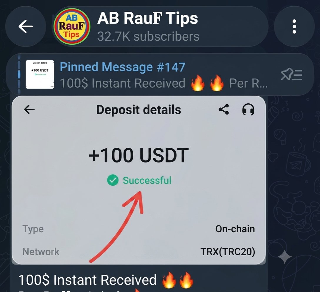 abdurraufx's tweet photo. Earn Per Month $200 - $1000 🔥

💲 Daily Free Crypto Airdrops
💲 Instant Earning Apps &amp; Sites
💲 100% Legit &amp; Verified Methods

📌 Click to Join: https://t.co/WAbw6qPiBF

📢 Join our growing community right now !! Daily giveaway ongoing https://t.co/9YCijN4Dd0