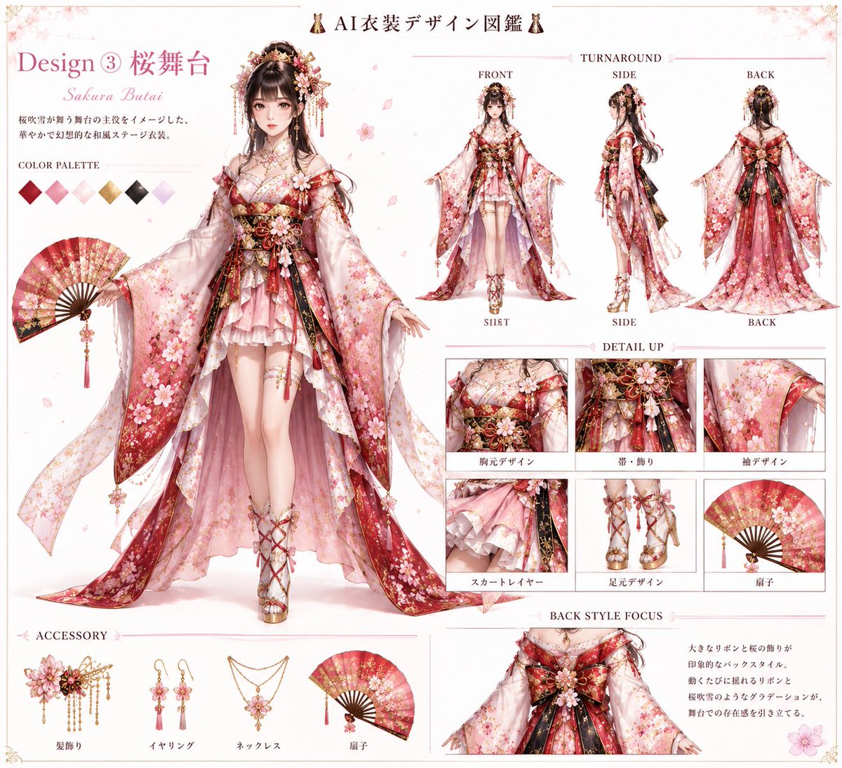 👗AI衣装デザイン図鑑👗 「未来国宝(Future National Treasure 👗AI衣装デザイン図鑑👗 「未来国宝(Future National Treasure