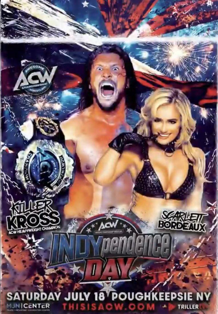 DanielFan2026's tweet photo. @this_is_acw @realKILLERkross @Lady_Scarlett13 #KillerKross #TickTock 1 More Week 🎂👹⏳ https://t.co/cbOg5rAUSD