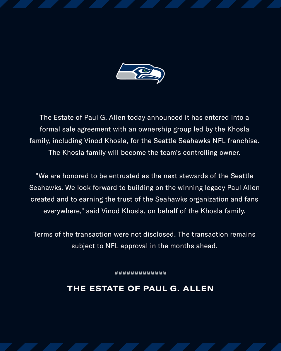 ElFactorSam's tweet photo. #NFL | El multimillonario tecnológico #VinodKhosla, socio minoritario de los San Francisco #49ers, encabeza al grupo de inversionistas que compró a los Seattle #Seahawks por la cantidad récord de 9.6 mil mdd.
Bueno, ahora está en el equipo campeón y en el mejor
#FTTB #GoNiners https://t.co/7hQEDJAvh9