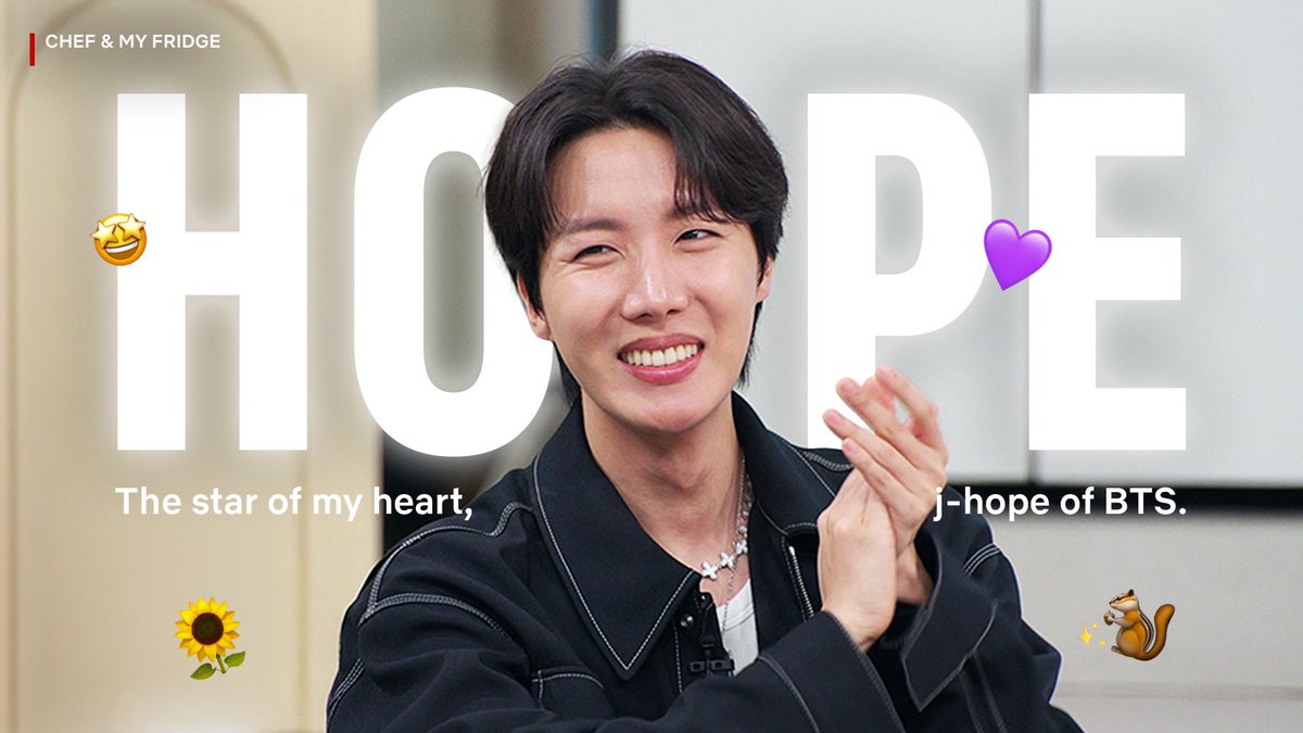 Netflix_PH's tweet photo. i heard today is the international day of hope ✨🌈🐿️

#ChefAndMyFridge #jhope #제이홉 https://t.co/vpM0jisCtQ