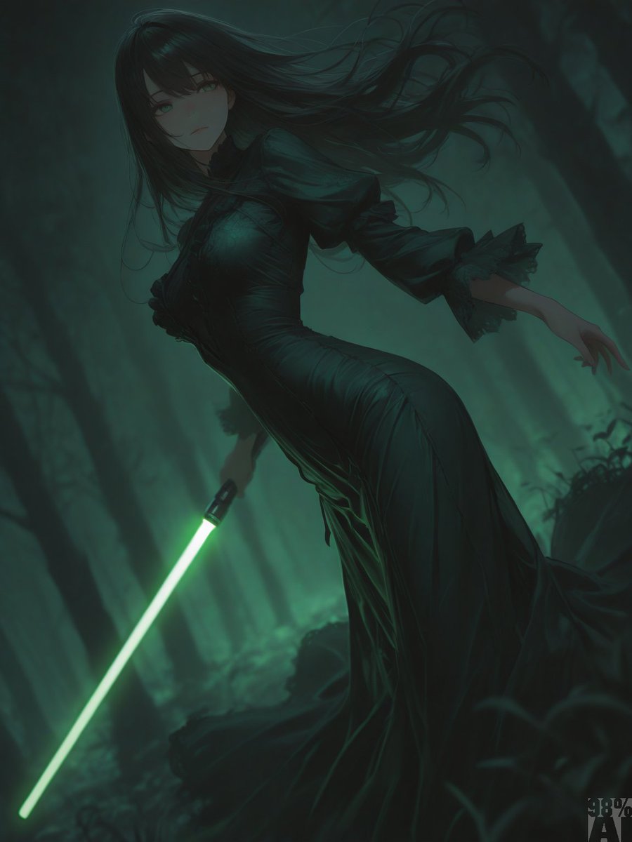 98percentAI's tweet photo. The Force is strong with these Jedi... who would win a battle?

#AIイラスト #AIart #AnimeGirl https://t.co/sH2HFfWRE0