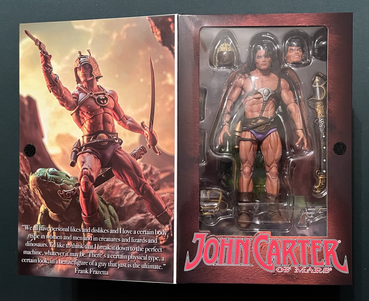 RobertCousland's tweet photo. John Carter of Mars. 

#JCM #FrazettaGirls #Woola https://t.co/Q4RbLgCm3V