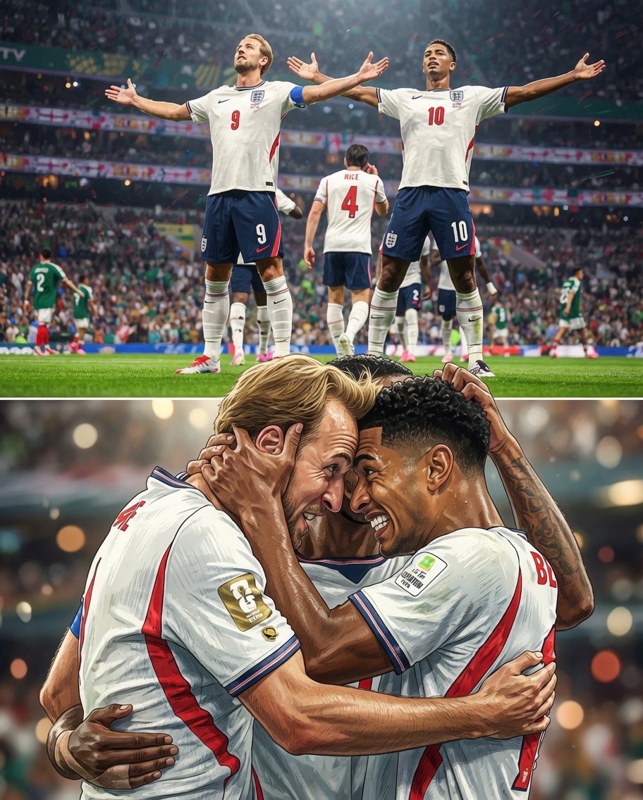 CuriosidadesPRL's tweet photo. 🏴󠁧󠁢󠁥󠁮󠁧󠁿 A Inglaterra marcou 13 gols nesta Copa do Mundo.

🤯 12 deles tiveram a assinatura de Harry Kane ou Jude Bellingham. https://t.co/w88ktDHDHi