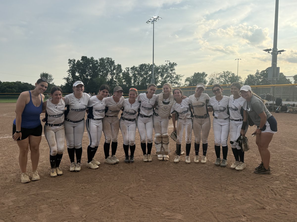 trevians18's tweet photo. Good things come to those who wait. After struggling and not getting their first win of the summer until July 4, the Trevians 16 team has gone on a tear at USSSA Great Lakes Championships. They are still alive and will finish no lower than tied for fifth. So proud of them. https://t.co/AEDbqbyrUl