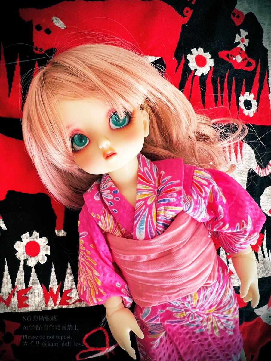 kairi_doll_love's tweet photo. 日曜日、おはよう☀
訳あって画像の子ではありませんが、今日のマンマはうちの子お供にお出かけです💗
👘/@lealea_doll 様
model/トリ（幼SD ﾙﾙｰ） https://t.co/E1SFOeepZ4