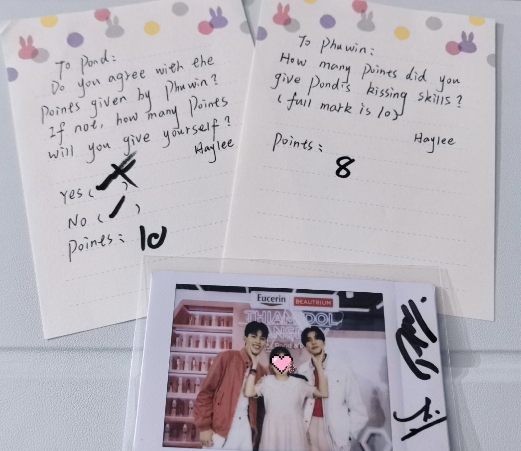 mrchuppw's tweet photo. Q. How many points pond kissing skills? (full mark is 10)

Phuwin : 8
Pond : (disagree with phuwin's answer) 10

It looks like you've changed your answer khun phuwin ㅠㅠㅠ 😏

#PeachAndMeSeriesEP1
#ปอนด์ภูวินทร์ #PondPhuwin https://t.co/AAR0F8RofI