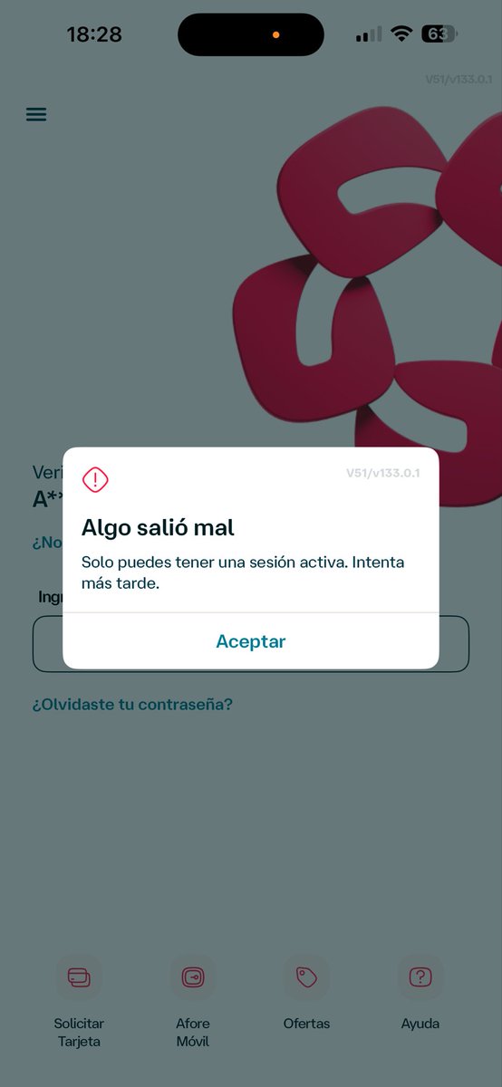 AlondraJimenezR's tweet photo. @banamex que onda, solo por banca en línea puedo entrar, no me deja entrar en la app, me aparece que tengo más sesiones abiertas. https://t.co/GlLj7bSd1Z
