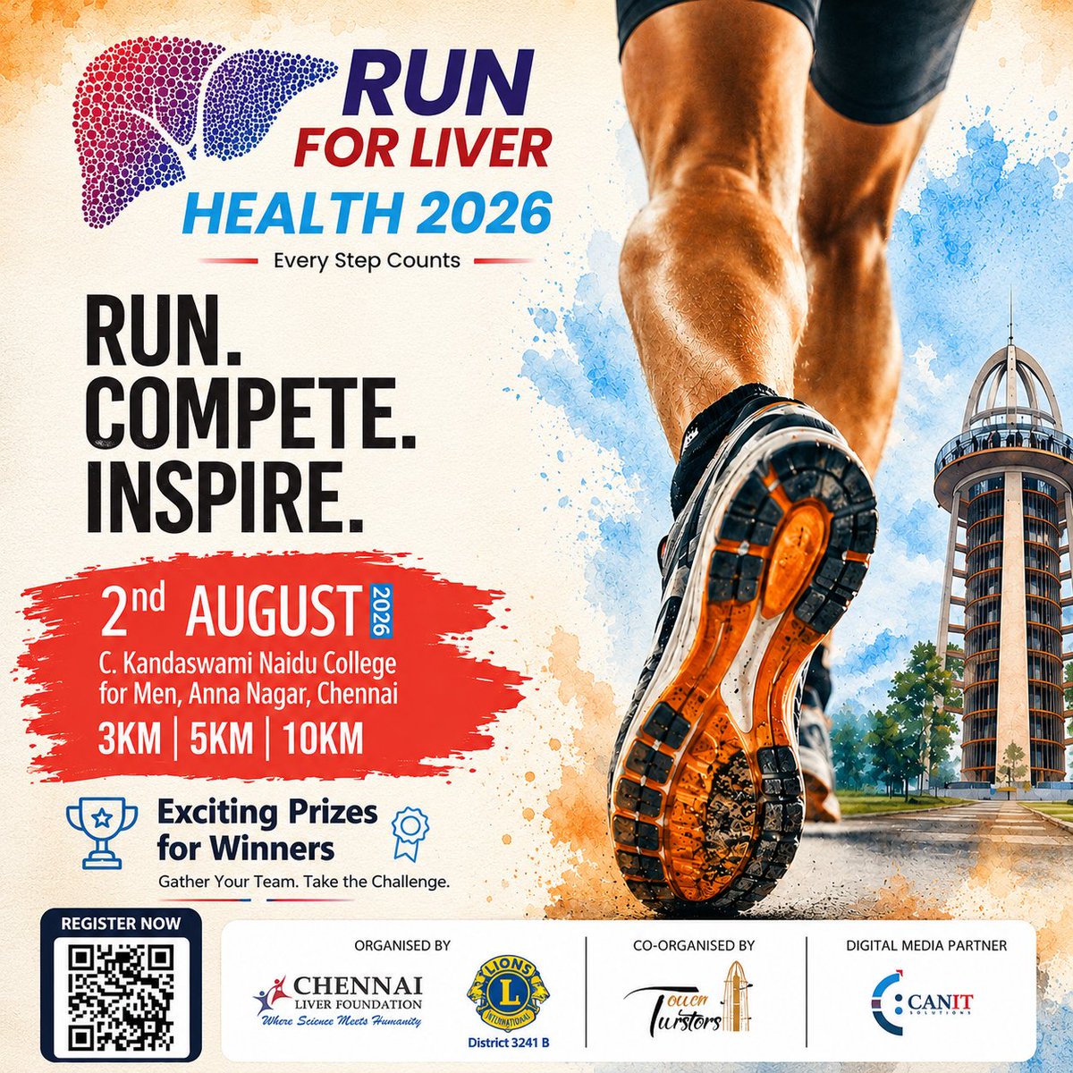 district3241b's tweet photo. 🏃 Every step you take can make a difference. 💜

📅 2nd August 2026
📍 C. Kandaswami Naidu College for Men, Anna Nagar, Chennai
🏅 3KM | 5KM | 10KM
🎁 Exciting prizes await the winners!

Gather your friends, family, and colleagues because every step counts. Register now. https://t.co/Rj7ehBivlH
