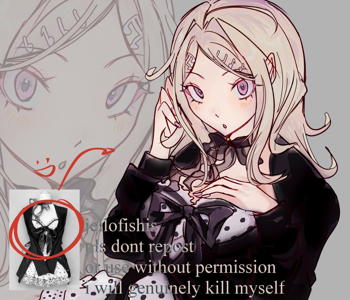 jellofishis's tweet photo. I like dressing her up https://t.co/TzkIDcXRh2