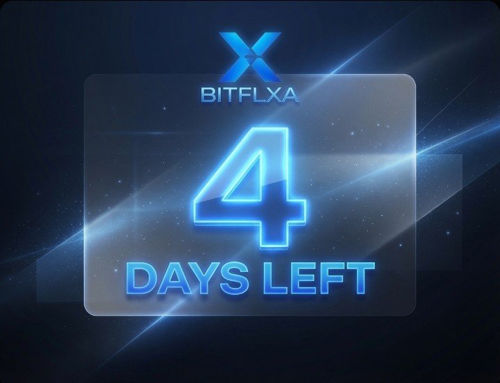 ClinfireDESIGNS's tweet photo. ⏳ Only 4 Days Left Until the @BITFLXA Airdrop Ends 

Time is flying, and we're officially entering the final stretch, there are only 4 days left before the BITFLXA Airdrop campaign comes to a close.

If you've already joined the campaign, now is the perfect time to double check that you've completed every eligible task and haven't missed any updates.

Every action you take now could make all the difference before the countdown reaches zero.

If you've been watching from the sidelines or telling yourself you'll join "later," this is your reminder.

Later has become now.

Opportunities like this don't stay open forever, and once the campaign ends, there won't be another chance to participate in this round.

The excitement around the @BITFLXA ecosystem continues to grow, and this airdrop is just one step in a much bigger journey.

We're incredibly excited about what's ahead, and we're even more excited to have our community be a part of it from the very beginning.

As the clock ticks down, expect more updates, more surprises, and an unforgettable finish.

Stay connected, stay active, and make sure you're ready for what's next.

The countdown is on.

4 days left.

Don't miss your chance to be part of the BITFLXA journey. 💙🔥

#BITFLXA  #TON #Web3 #Crypto #Blockchain #FutureOfFinance