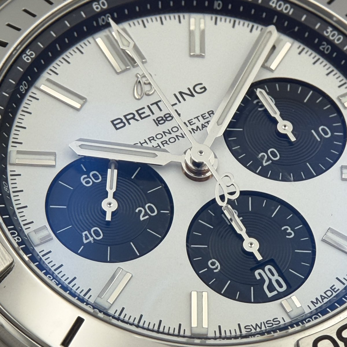 timepiecesterls's tweet photo. Breitling Chronomat B01 42 Oceania Australian Panda Limited Edition One Of 140, Mint Full Set, 2026, Extra Strap AB01344B1A1S1 
#timepiecesterls #timepiecesterlsaustralia #breitlingoceania #breitlingAB01344B1A1S1 #breitlingchronomat https://t.co/wx1v9iuLeA