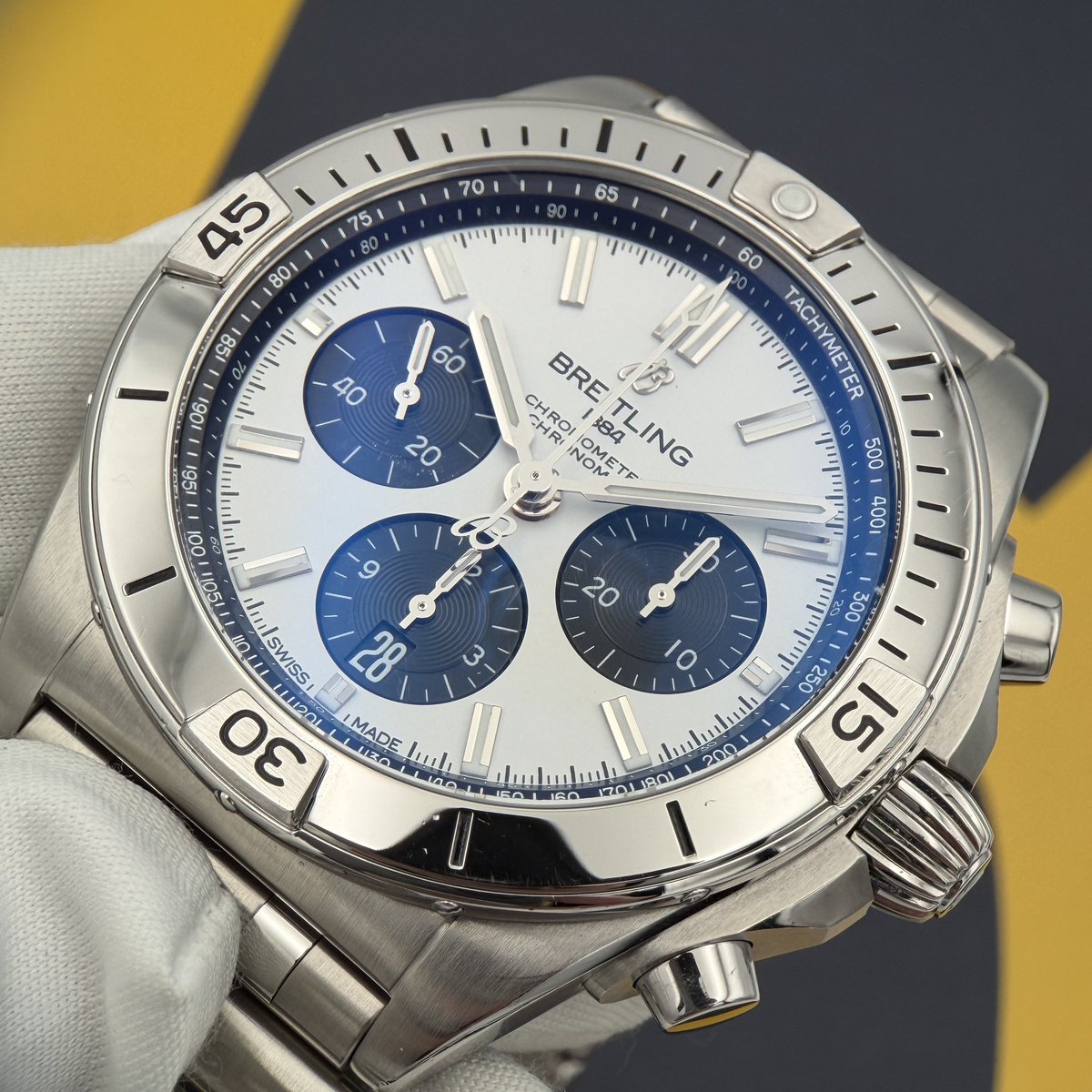 timepiecesterls's tweet photo. Breitling Chronomat B01 42 Oceania Australian Panda Limited Edition One Of 140, Mint Full Set, 2026, Extra Strap AB01344B1A1S1 
#timepiecesterls #timepiecesterlsaustralia #breitlingoceania #breitlingAB01344B1A1S1 #breitlingchronomat https://t.co/wx1v9iuLeA