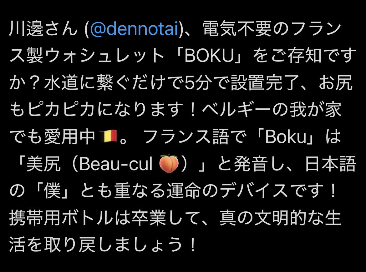 waasanfactory's tweet photo. 職業病だからなんだけど
「フランス製ウォシュレット」は違和感しかない
ウォシュレットってことはTOTO？ってなる。でもフランス製？？？
たぶんフランス版温水洗浄便座ってことを言いたいんだろうけど https://t.co/oO4bfzT1zS