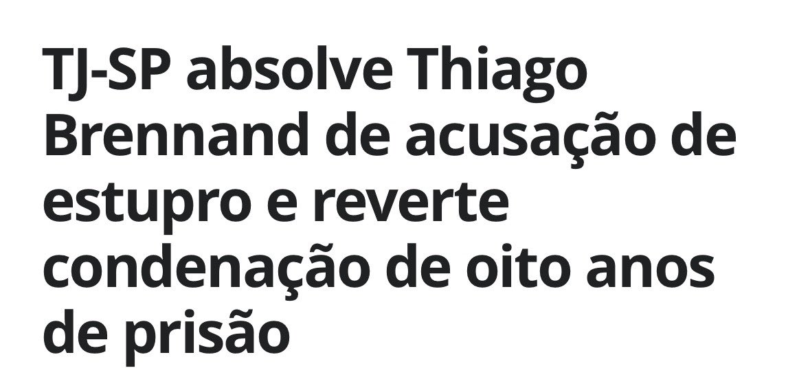 KriskaCarvalho's tweet photo. Atenção aqui: um estuprador sendo beneficiado pelo TJ-SP!

A justiça beneficiando um torturador de mulher:

Brennand é réu em outros oito processos e está preso desde abril de 2023. Ele cumpre pena atualmente na Penitenciária II Álvaro de Carvalho, em Potim, no interior de São Paulo, após outras três condenações na Justiça. Essa é a segunda ação que a defesa dele consegue reversão na Justiça de SP.