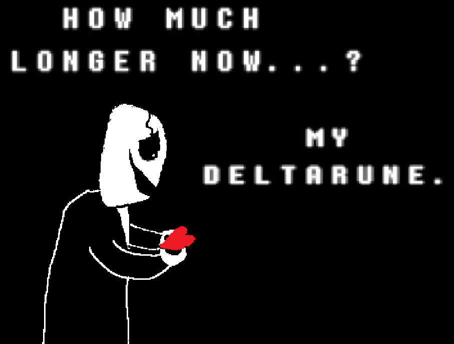 ozlako's tweet photo. how it felt to have Gaster call you his Deltarune at the end of chapter 4 https://t.co/GyTxCnnTES