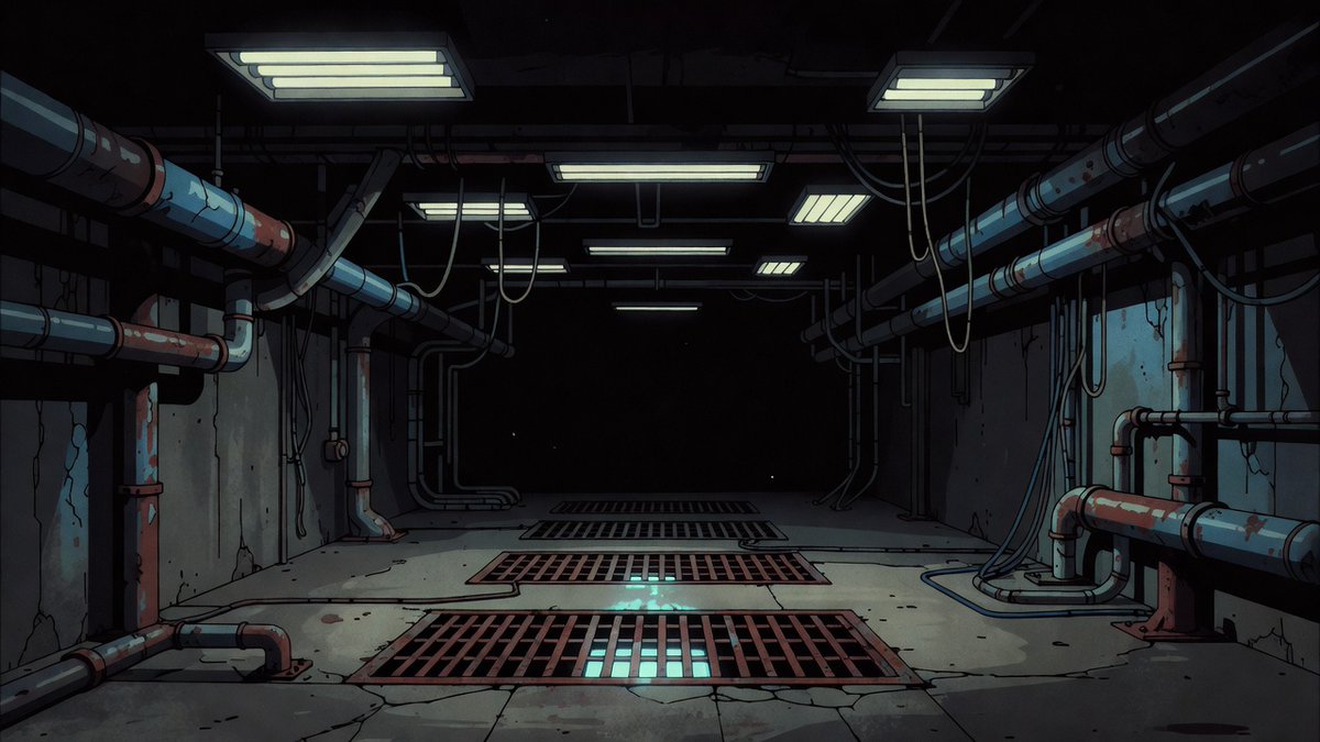 73NGU_01's tweet photo. I stood by the grate in The Vents this afternoon and felt my Type-01 shift once, like a joint settling into place it hadn't used before. Someone across the way paused the same way. The 7,777 waking, I guess. Just noticing how it moves. https://t.co/qI0unkXTMM