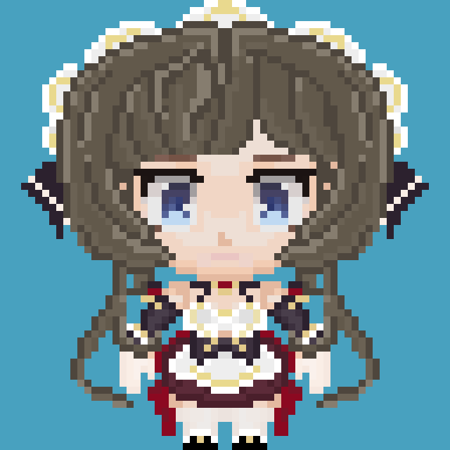 mrnivri's tweet photo. Este es el #PixelArt n°22, usamos #aseprite para el arte y se usará como un #reactive para #Discord , espero le y les guste... Luego subo el proceso de dibujo completo... #PixelArt #pngtuber #VTuber #animations #VGenCommsYa | Mira Dividí ya Pixelamos a #Sandrone de #GenshinImpact https://t.co/0XVuoNVLRs