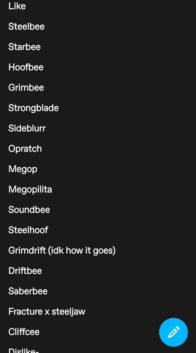 anth1llmunch3r's tweet photo. What I ship and also who I ship bumblebee with aka the entire show basically(mostly decepticons)😭✌️
#rid2015 #rid15 #ships #multishipper 
Also I forgot to add Junecee 😭 https://t.co/cjf1F63Ykf