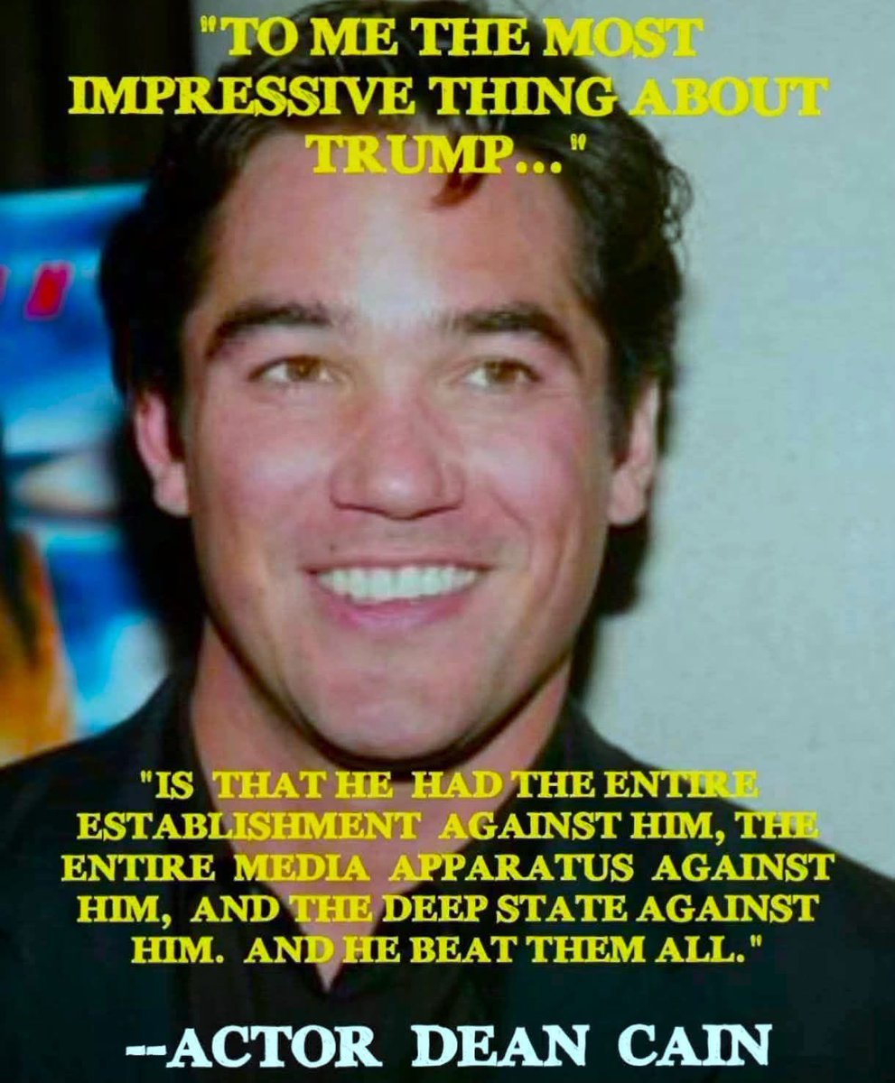 AmericanMama's tweet photo. I second what Mr. Dean Cain said. https://t.co/uwBiHnFj4X
