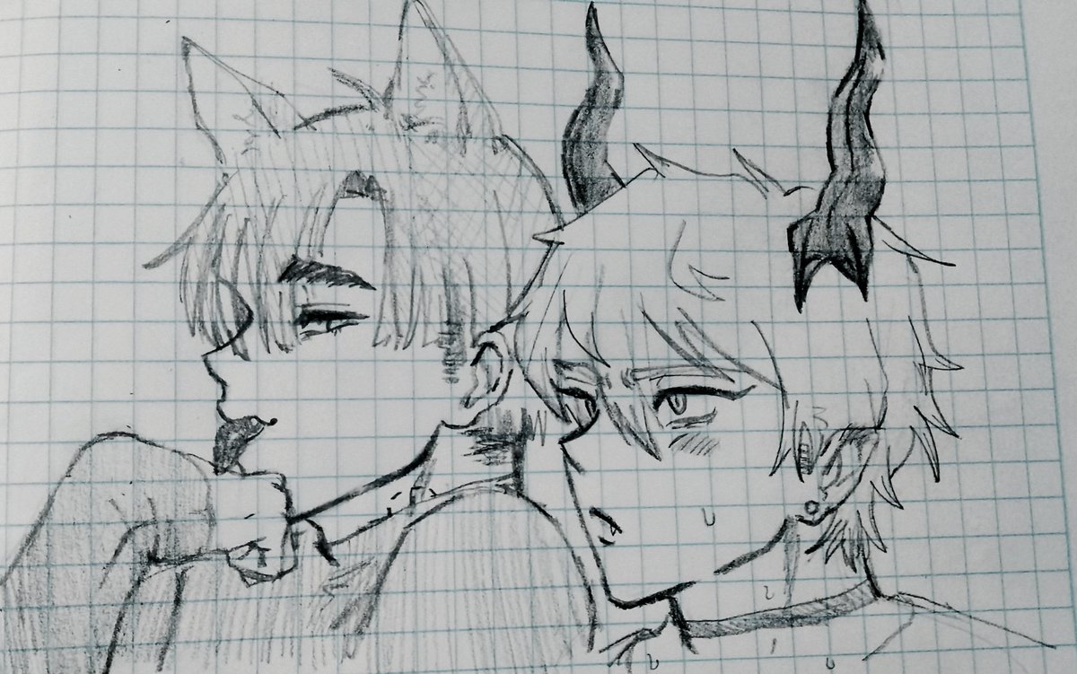 Chofer1812287's tweet photo. Hybrid Stage!! #tiiv #tillivan #mizisua
Sua -> Bunny🐰 (horny all the time)
Mizi -> Wolf🐺 (looks like a dog, knot)
Ivan -> Cat🐈‍⬛ (likes to be a tease) 
Till -> Dragon🐉 (two dicks) https://t.co/lPugqDMDyr