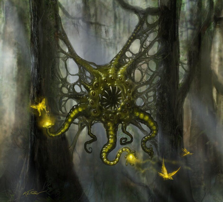 HPL_JDeLaughter's tweet photo. 💀Somewhere, to what remote and fearsome region I know not, Denys Barry has gone. I was with him the last night he lived among men, and heard his screams when the thing came to him; but all the peasants and police in County Meath could never find him, or the others, though they searched long and far. And now I shudder when I hear the frogs piping in swamps, or see the moon in lonely places🎨"Moorish Architect" by Eclectixx💀#HPLovecraft #Lovecraftian #Cthulhu #Dagon #Azathoth #Kraken #Yogsothoth #Nyarlathotep #Necronomicon #Gothic #Monster #Mythos #Apocalypse #HorrorArt #Horror #Scifi