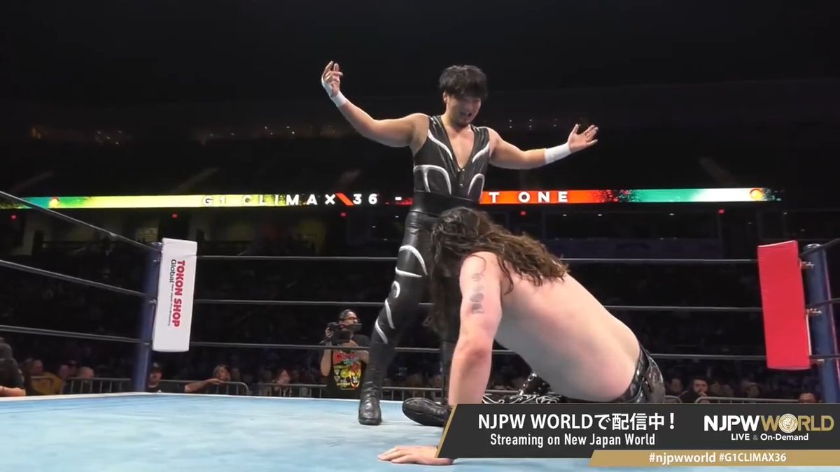 🏆G1 CLIMAX 36🏆開幕戦‼️ Bブロック公式戦‼️ G1初出場のOSKARがHoT