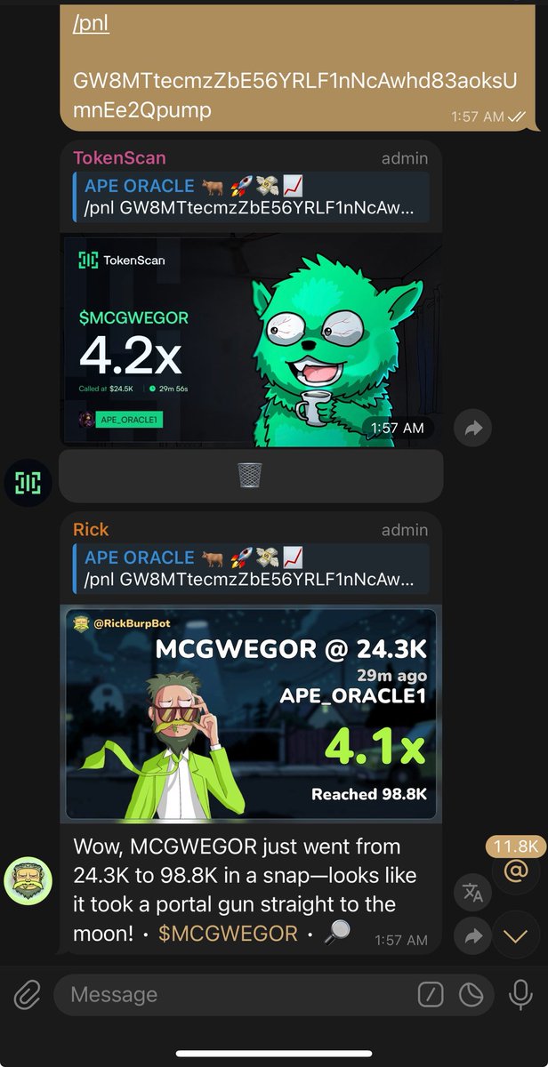 APE_ORACLE1's tweet photo. Done 4X my call on $MCGWEGOR

CALLED ON MY TG GROUP 🚀🚀

GW8MTtecmzZbE56YRLF1nNcAwhd83aoksUmnEe2Qpump https://t.co/XECcSaotto