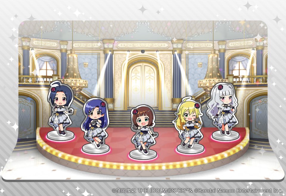 shion66618's tweet photo. ミリシタ9周年記念イベントでGETしたアクリルスタンドを飾ったよ！

#ミリシタ
#祝ミリシタ9周年
#ミリシタアクスタディスプレイ https://t.co/xWJh83sY0z