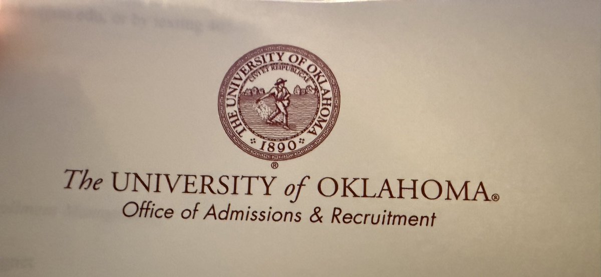 ShawnJBuckeye's tweet photo. That’s cool to see in my mail…
@UofOklahoma https://t.co/Txt1giiQ0A