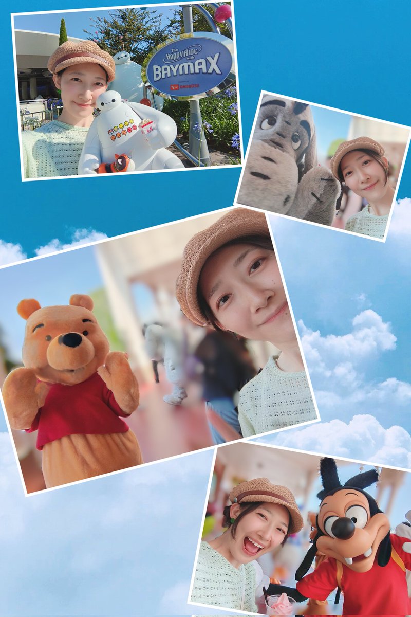 emiri_hap's tweet photo. 【2026年7月9日(木)今日のハッピースマイル】チケット安い期間に夏ディズニー♪食べて飲んで水浴びまくった1日でした^^アトラク4つのみだけどトイ・ストーリーのスタンプラリーもやって大満喫！マジミュの初回2階席、開場後に行ったけど余裕で見られたし、クールダウン3回したし、プーに念願のサイン https://t.co/US8Uxfj8HT