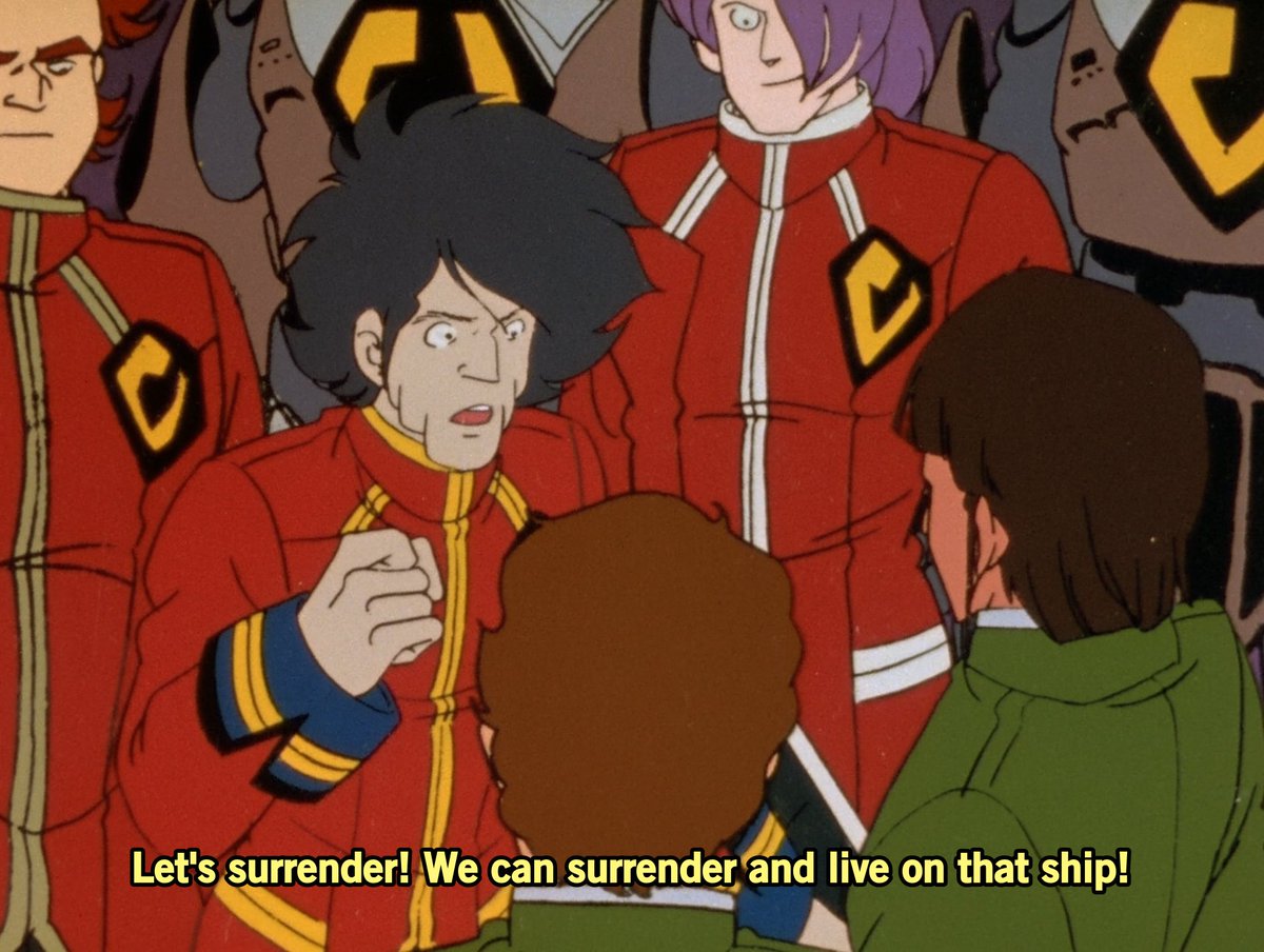 Flytrus's tweet photo. the Zentradi learning about culture is my favorite part of this show so far https://t.co/H7Da0JfLWA